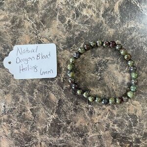 Natural Dragon Blood Healing Stretch Bracelet 6mm New